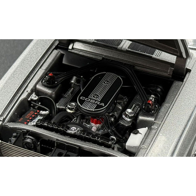 1967 Shelby GT500 Pro Touring Convertible Gun Metal Gray Metallic with Black Stripes Limited Edition to 312 pieces Worldwide 1/18 Diecast Model Car by ACME-Acme-ModelCars.com