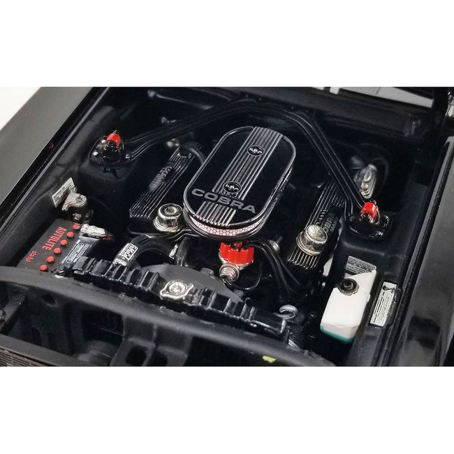 1967 Shelby GT500 Restomod "War Horse" Black with White Stripes Limited Edition to 624 pieces Worldwide 1/18 Diecast Model Car by ACME - Acme - ModelCars.com