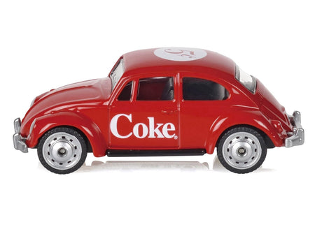 1967 Volkswagen Beetle "Coca-Cola" Red 1/50 Diecast Model by Motorcity Classics-Motorcity Classics-ModelCars.com