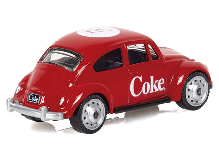 1967 Volkswagen Beetle "Coca-Cola" Red 1/50 Diecast Model by Motorcity Classics-Motorcity Classics-ModelCars.com