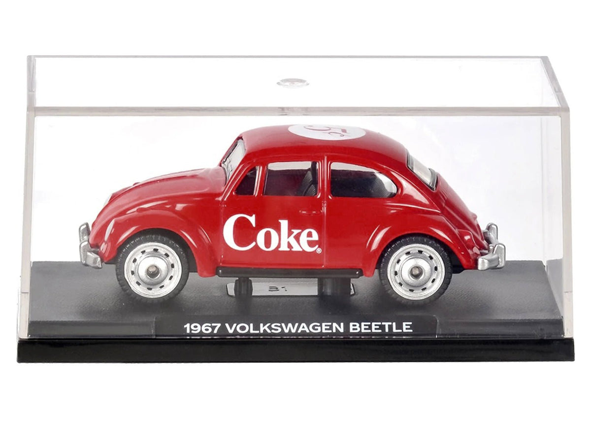 1967 Volkswagen Beetle "Coca-Cola" Red 1/50 Diecast Model by Motorcity Classics-Motorcity Classics-ModelCars.com