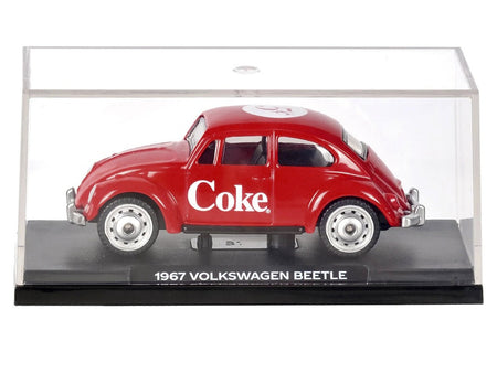 1967 Volkswagen Beetle "Coca-Cola" Red 1/50 Diecast Model by Motorcity Classics-Motorcity Classics-ModelCars.com