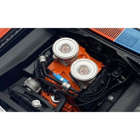 1968 Dodge Dart Super Stock "Bob Lambeck" Blue and Orange Limited Edition to 400 pieces Worldwide 1/18 Diecast Model Car by ACME - Acme - ModelCars.com