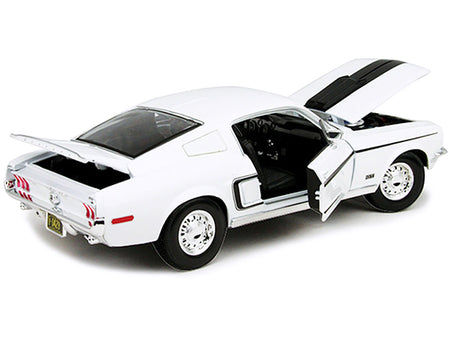 1968 Ford Mustang CJ Cobra Jet Blue 1/18 Diecast Model Car by Maisto-Maisto-ModelCars.com