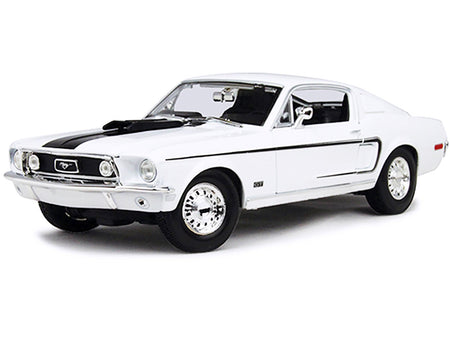 1968 Ford Mustang CJ Cobra Jet Blue 1/18 Diecast Model Car by Maisto-Maisto-ModelCars.com