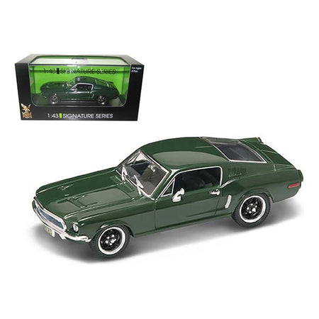 1968 Ford Mustang GT Green 1/43 Diecast Car Model Signature Series by Road Signature - Road Signature - ModelCars.com