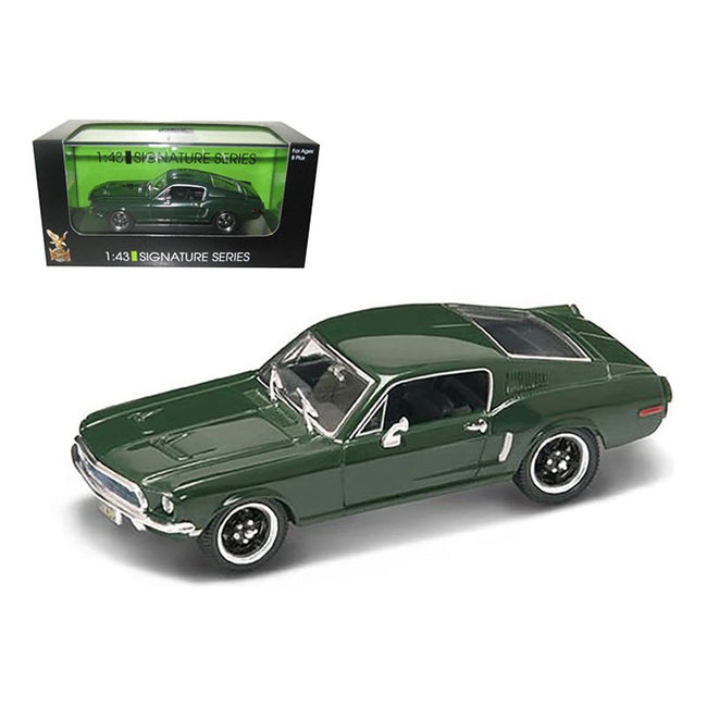 1968 Ford Mustang GT Green 1/43 Diecast Car Model Signature Series by Road Signature - Road Signature - ModelCars.com