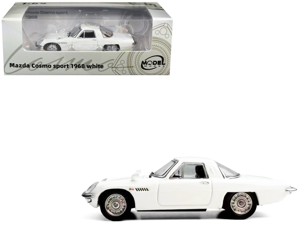 1968 Mazda 110 S Cosmo Sport RHD (Right Hand Drive) White 1/64 Diecast Model Car by Model Model-Model Model-ModelCars.com