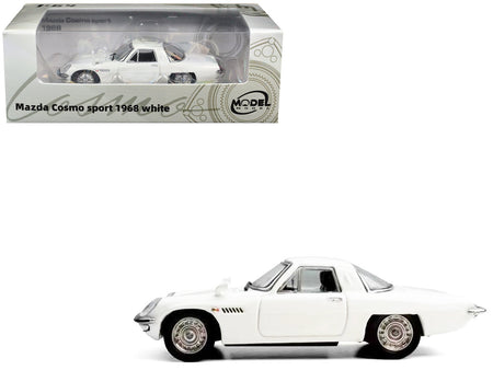 1968 Mazda 110 S Cosmo Sport RHD (Right Hand Drive) White 1/64 Diecast Model Car by Model Model-Model Model-ModelCars.com