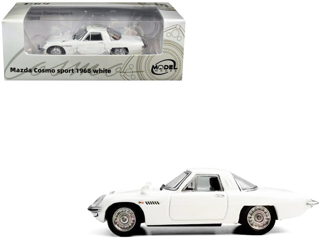 1968 Mazda 110 S Cosmo Sport RHD (Right Hand Drive) White 1/64 Diecast Model Car by Model Model-Model Model-ModelCars.com