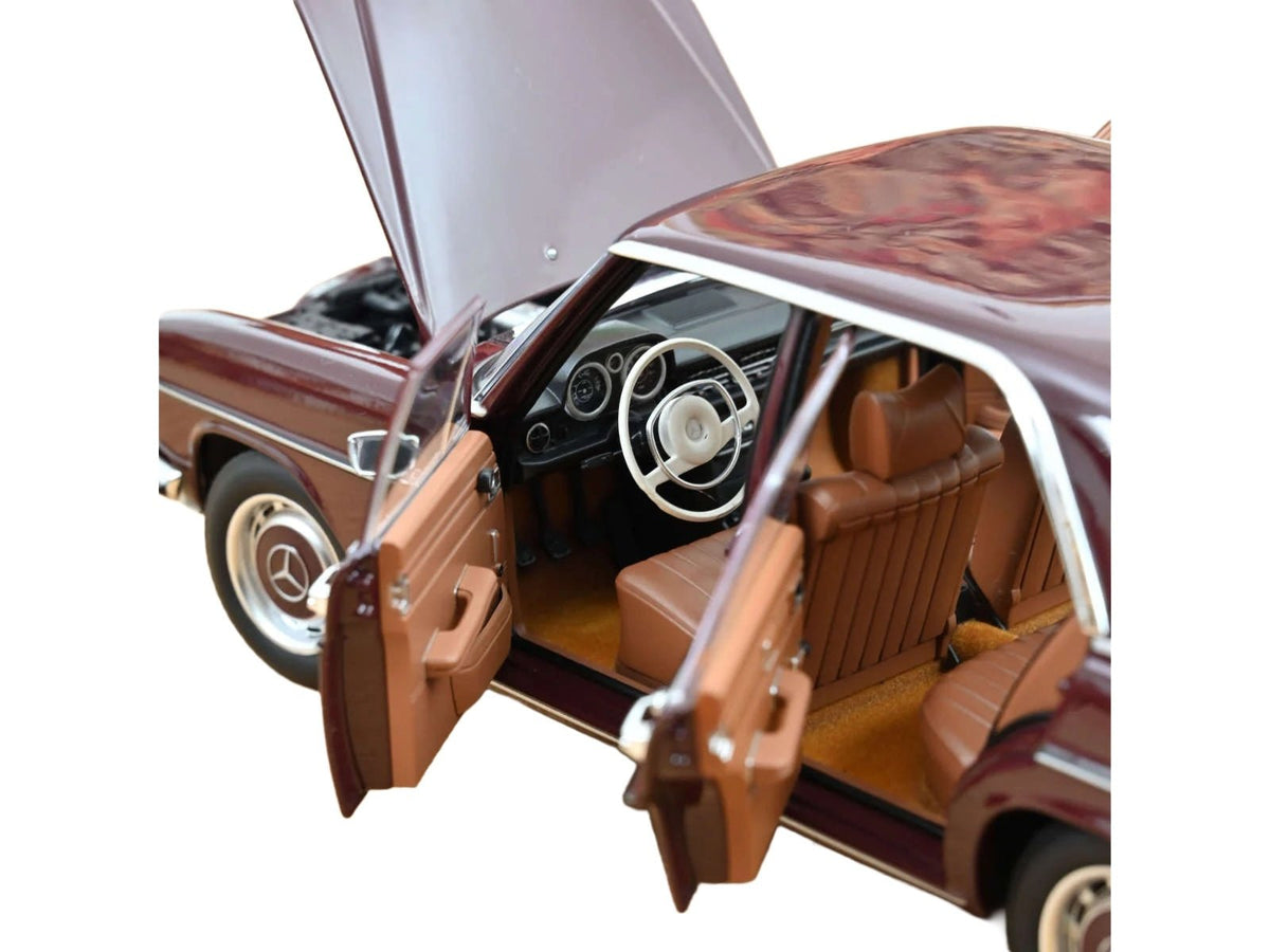 1968 Mercedes-Benz 200 Dark Red Brown 1/18 Diecast Model Car by Norev-Norev-ModelCars.com