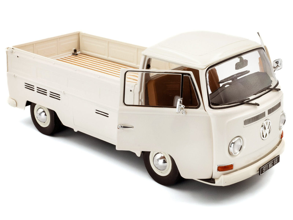 1968 Volkswagen T2 Pickup Truck Beige 1/18 Diecast Model Car by Solido-Solido-ModelCars.com