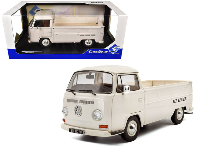 1968 Volkswagen T2 Pickup Truck Beige 1/18 Diecast Model Car by Solido-Solido-ModelCars.com
