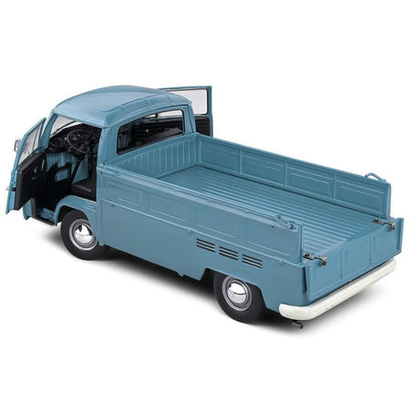 1968 Volkswagen T2 Pickup Truck Petrol Blue 1/18 Diecast Model Car by Solido-Solido-ModelCars.com