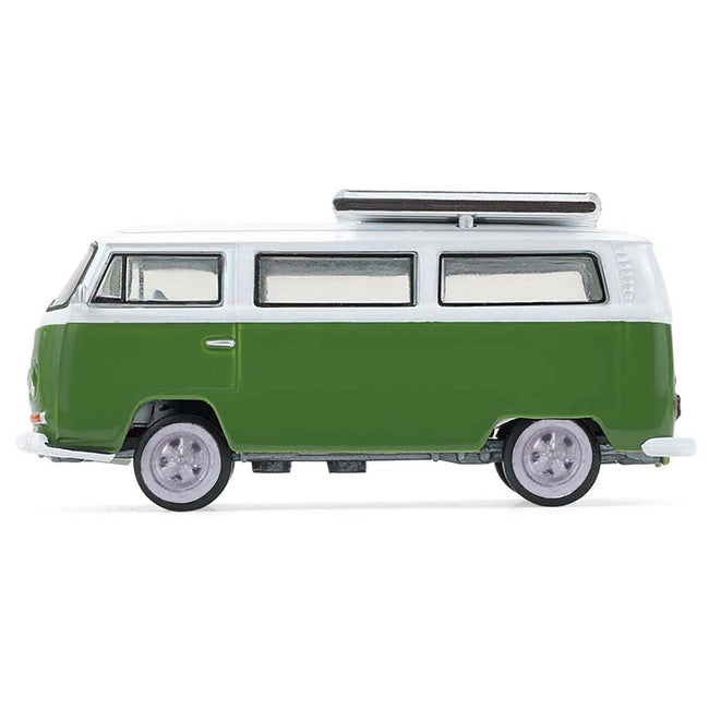 1968 Volkswagen Type II Microbus Green and White "Barrett-Jackson" Series 16 1/64 Diecast Model Car by Greenlight-Greenlight-ModelCars.com