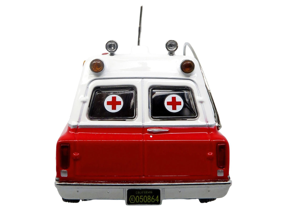 1969 Chevrolet C-10 Ambulance "Los Angeles City Fire Department" Red and White "5 Alarm" Series Limited Edition 1/50 Diecast Model by Iconic Replicas-Iconic Replicas-ModelCars.com