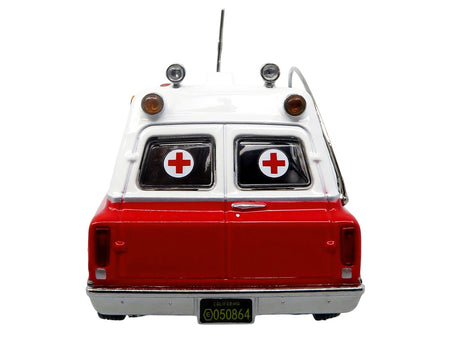 1969 Chevrolet C-10 Ambulance "Los Angeles City Fire Department" Red and White "5 Alarm" Series Limited Edition 1/50 Diecast Model by Iconic Replicas-Iconic Replicas-ModelCars.com