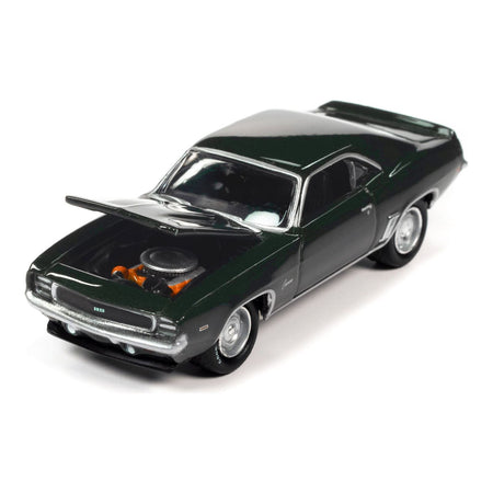 1969 Chevrolet COPO Camaro RS Fathom Green Metallic "MCACN (Muscle Car and Corvette Nationals)" Limited Edition to 4140 pieces Worldwide "Muscle Cars USA" Series 1/64 Diecast Model Car by Johnny Lightning-Johnny Lightning-ModelCars.com