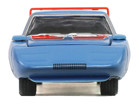 1969 Dodge Charger Daytona Blue with Red Stripes "America 250 Edition" "Anniversary Collection" Series 18 1/64 Diecast Model Car by Greenlight-Greenlight-ModelCars.com