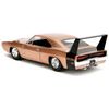 1969 Dodge Charger Daytona Bronze Metallic with Black Tail Stripe "Bigtime Muscle" Series 1/24 Diecast Model Car by Jada-Jada-ModelCars.com