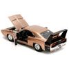 1969 Dodge Charger Daytona Bronze Metallic with Black Tail Stripe "Bigtime Muscle" Series 1/24 Diecast Model Car by Jada - Jada - ModelCars.com