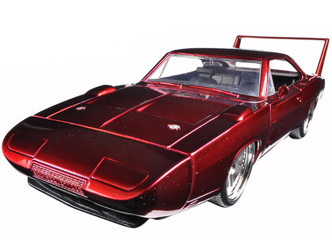 1969 Dodge Charger Daytona Red "Fast & Furious 7" (2015) Movie 1/24 Diecast Model Car by Jada-Jada-ModelCars.com
