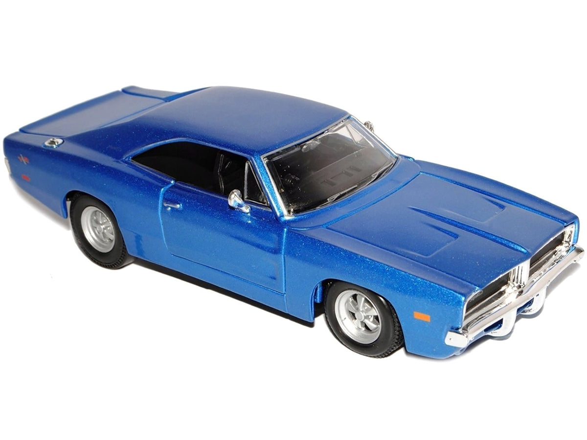 1969 Dodge Charger R/T Hemi Silver 1/25 Diecast Car Model by Maisto-Maisto-ModelCars.com