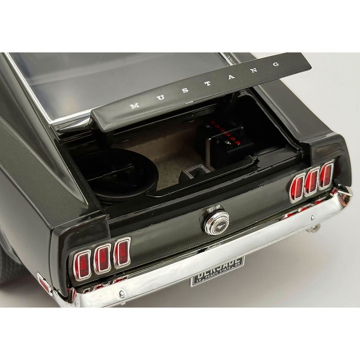 1969 Ford Mustang BOSS 429 Black Jade Metallic Limited Edition to 429 pieces Worldwide 1/18 Diecast Model Car by ACME-Acme-ModelCars.com