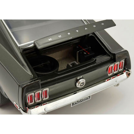 1969 Ford Mustang BOSS 429 Black Jade Metallic Limited Edition to 429 pieces Worldwide 1/18 Diecast Model Car by ACME-Acme-ModelCars.com