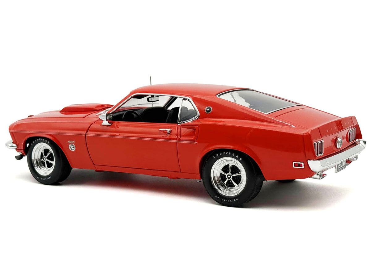1969 Ford Mustang Limited Edition 600 Flower Power Red Limited Edition to 300 pieces Worldwide 1/18 Diecast Model Car by ACME-Acme-ModelCars.com