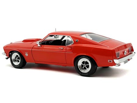 1969 Ford Mustang Limited Edition 600 Flower Power Red Limited Edition to 300 pieces Worldwide 1/18 Diecast Model Car by ACME-Acme-ModelCars.com