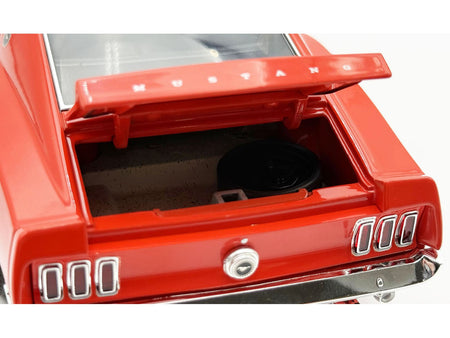 1969 Ford Mustang Limited Edition 600 Flower Power Red Limited Edition to 300 pieces Worldwide 1/18 Diecast Model Car by ACME-Acme-ModelCars.com