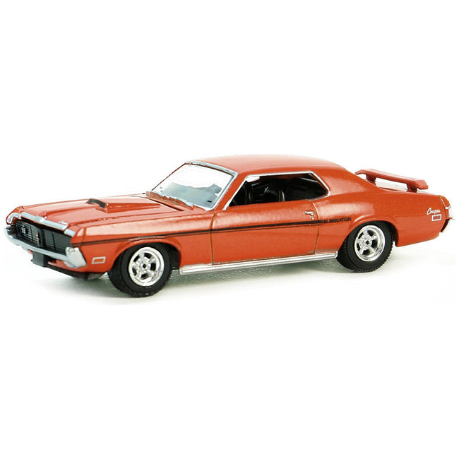 1969 Mercury Cougar Eliminator Competition Orange with Black Stripes "GreenLight Muscle" Series 28 1/64 Diecast Model Car by Greenlight - Greenlight - ModelCars.com