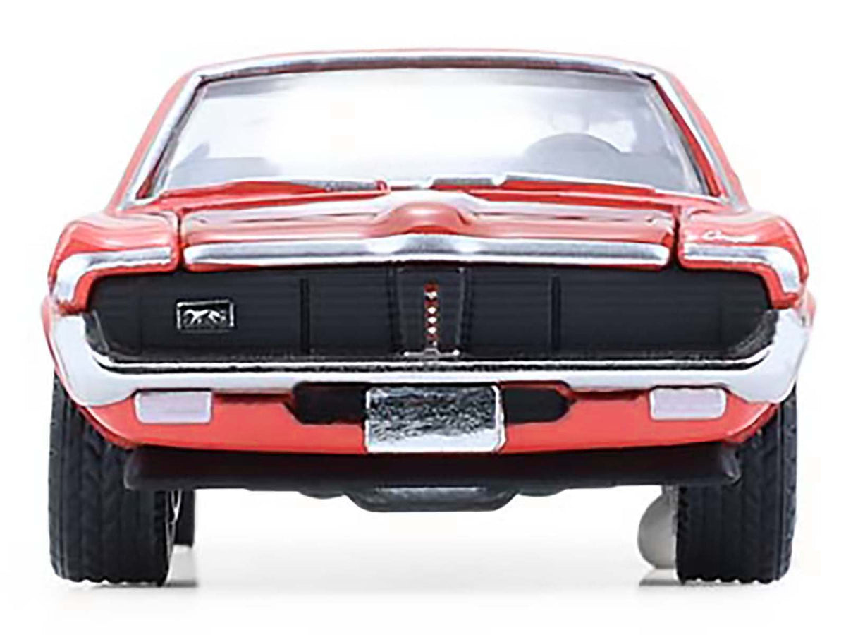 1969 Mercury Cougar Eliminator "Dyno Don" Red with Orange Stripes "GreenLight Muscle" Series 30 1/64 Diecast Model Car by Greenlight-Greenlight-ModelCars.com