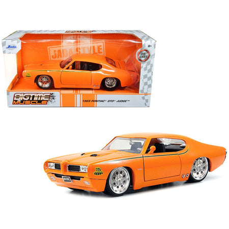 1969 Pontiac GTO Judge Pro Stock Orange 1/24 Diecast Car Model by Jada - Jada - ModelCars.com