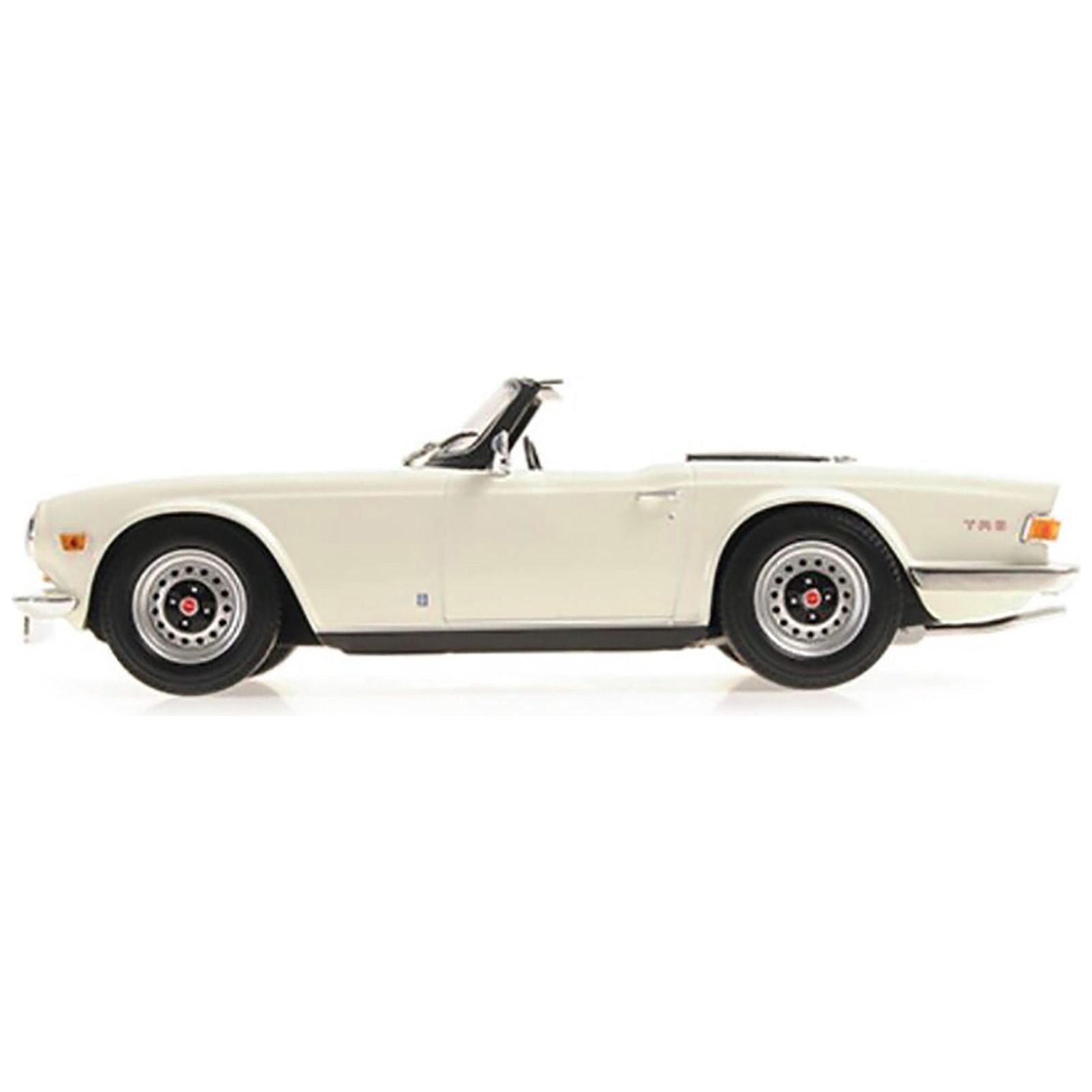 1969 Triumph TR6 Convertible White Limited Edition to 504 pieces Worldwide 1/18 Diecast Model Car by Minichamps - Minichamps - ModelCars.com