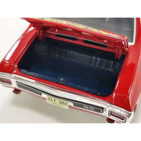 1970 Chevrolet Chevelle 454 LS6 "Red Alert" Red with Black Stripes Limited Edition to 374 pieces Worldwide 1/18 Diecast Model Car by ACME - Acme - ModelCars.com