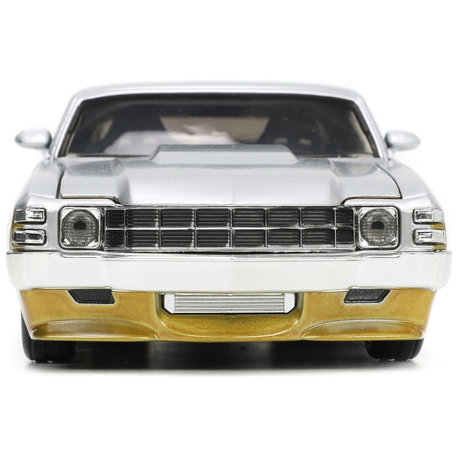1970 Chevrolet Chevelle SS Gold and Silver Metallic "Bigtime Muscle" 1/24 Diecast Model Car by Jada-Jada-ModelCars.com