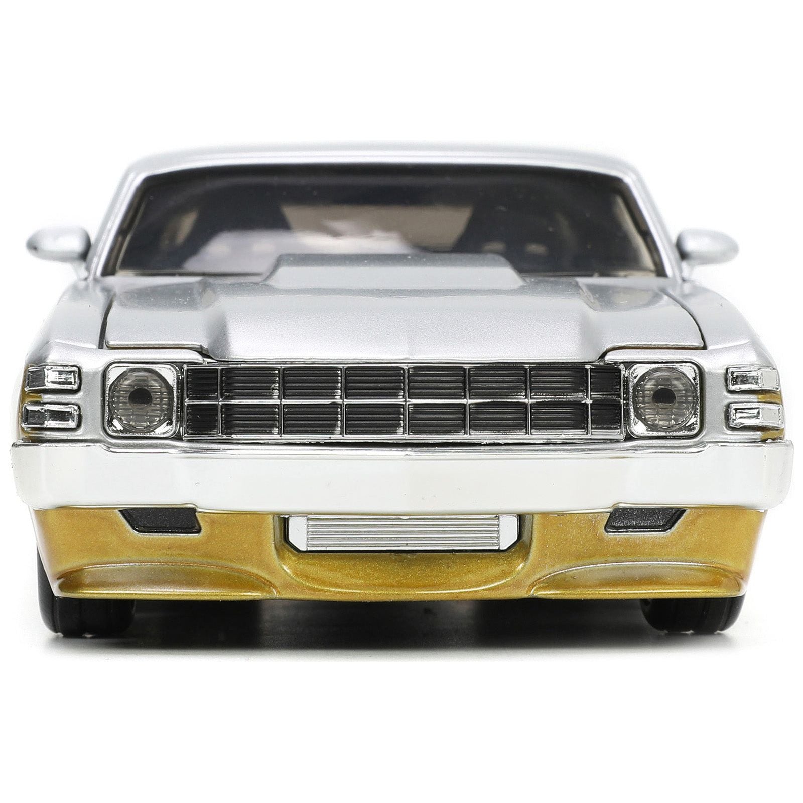 1970 Chevrolet Chevelle SS Gold and Silver Metallic "Bigtime Muscle" 1/24 Diecast Model Car by Jada - Jada - ModelCars.com