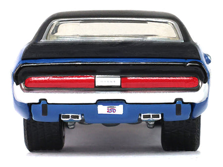 1970 Dodge Challenger Blue with Black Top "America 250 Edition" "Anniversary Collection" Series 18 1/64 Diecast Model Car by Greenlight-Greenlight-ModelCars.com