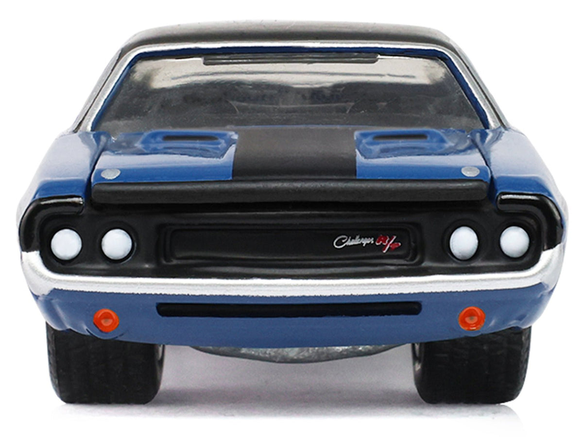 1970 Dodge Challenger Blue with Black Top "America 250 Edition" "Anniversary Collection" Series 18 1/64 Diecast Model Car by Greenlight-Greenlight-ModelCars.com