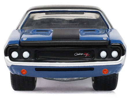 1970 Dodge Challenger Blue with Black Top "America 250 Edition" "Anniversary Collection" Series 18 1/64 Diecast Model Car by Greenlight-Greenlight-ModelCars.com