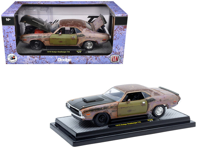 1970 Dodge Challenger T/A Rusted Limited Edition to 4050 pieces Worldwide 1/24 Diecast Model Car by M2 Machines-M2-ModelCars.com