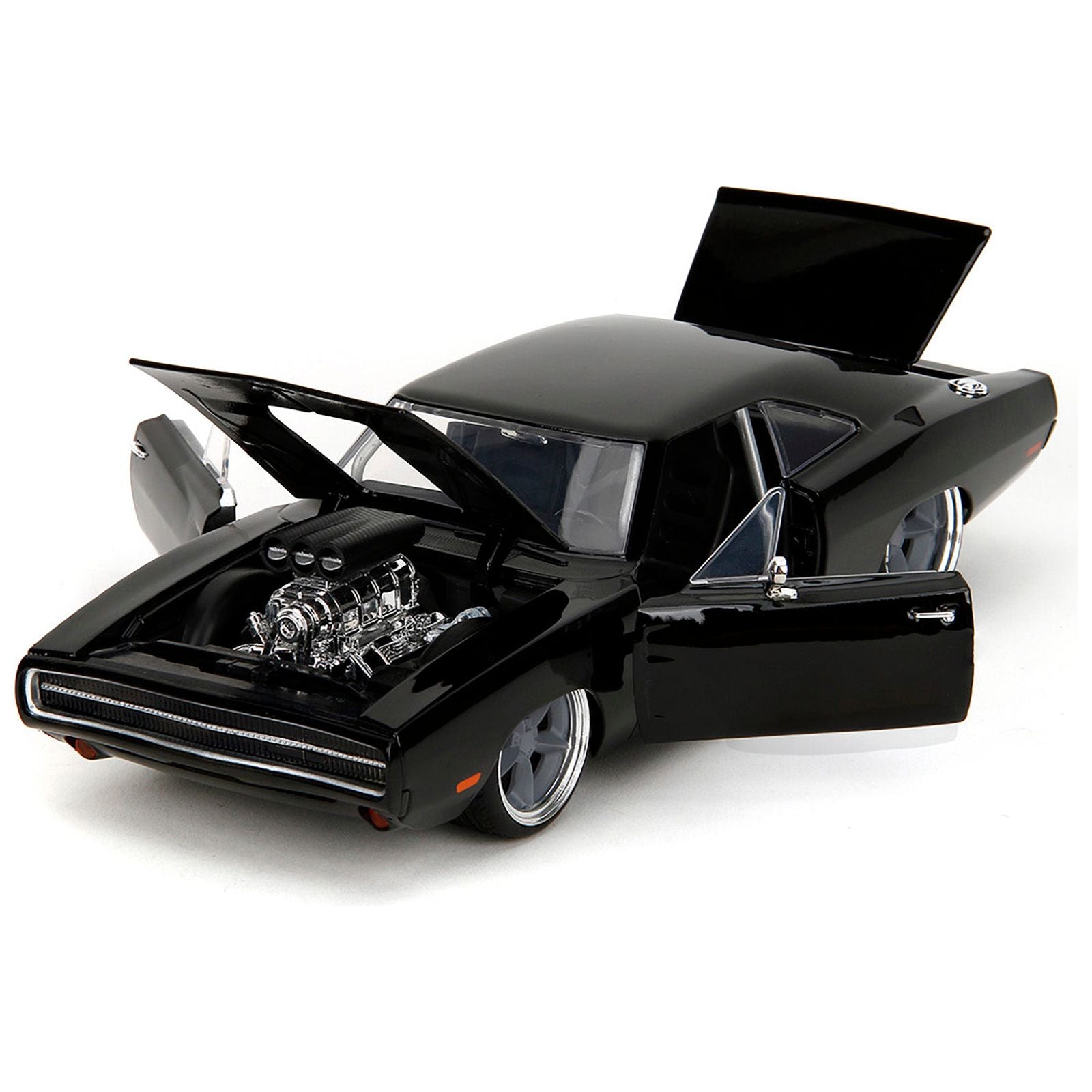 1970 Dodge Charger R/T Black "Fast X" (2023) Movie "Fast & Furious" Series 1/24 Diecast Model Car by Jada - Jada - ModelCars.com