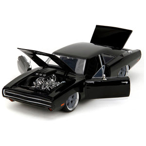 1970 Dodge Charger R/T Black "Fast X" (2023) Movie "Fast & Furious" Series 1/24 Diecast Model Car by Jada
