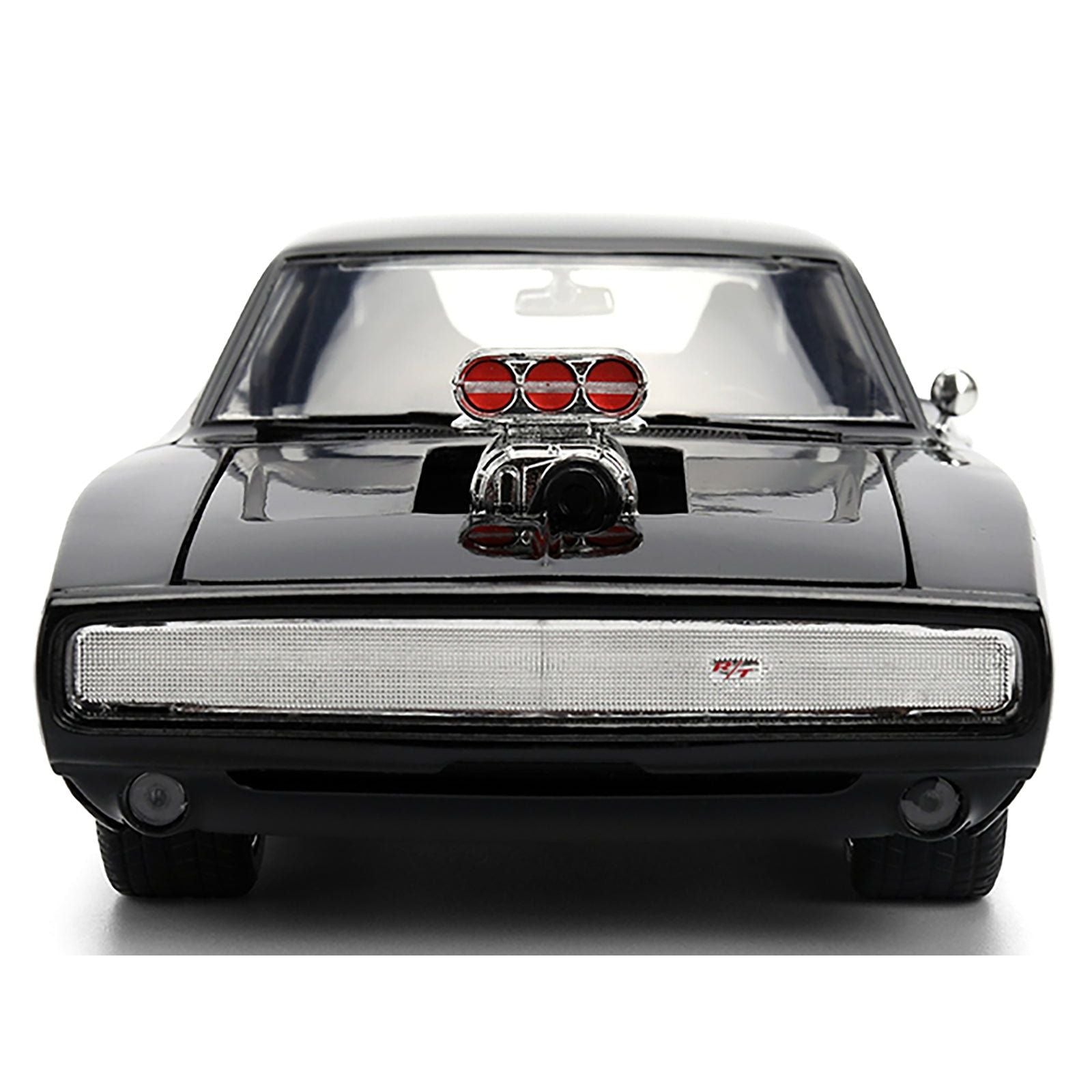 1970 Dodge Charger R/T Black "Furious 7" (2015) Movie "Fast & Furious" Series 1/24 Diecast Model Car by Jada - Jada - ModelCars.com