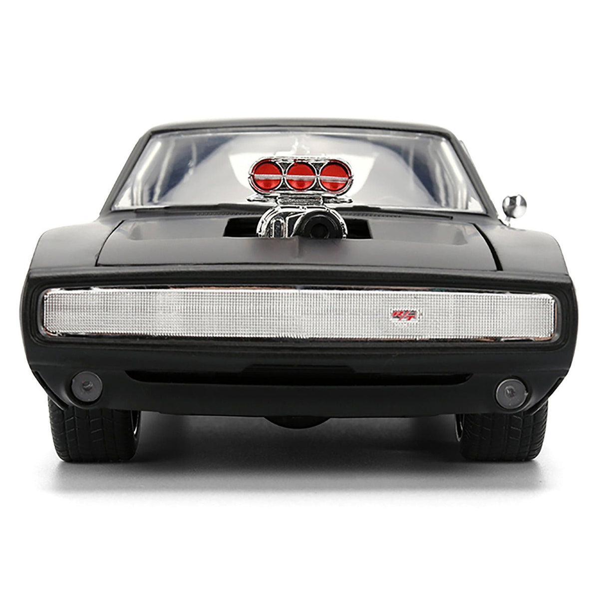 1970 Dodge Charger R/T Matt Black "Fast & Furious" (2009) Movie "Fast & Furious" Series 1/24 Diecast Model Car by Jada - Jada - ModelCars.com