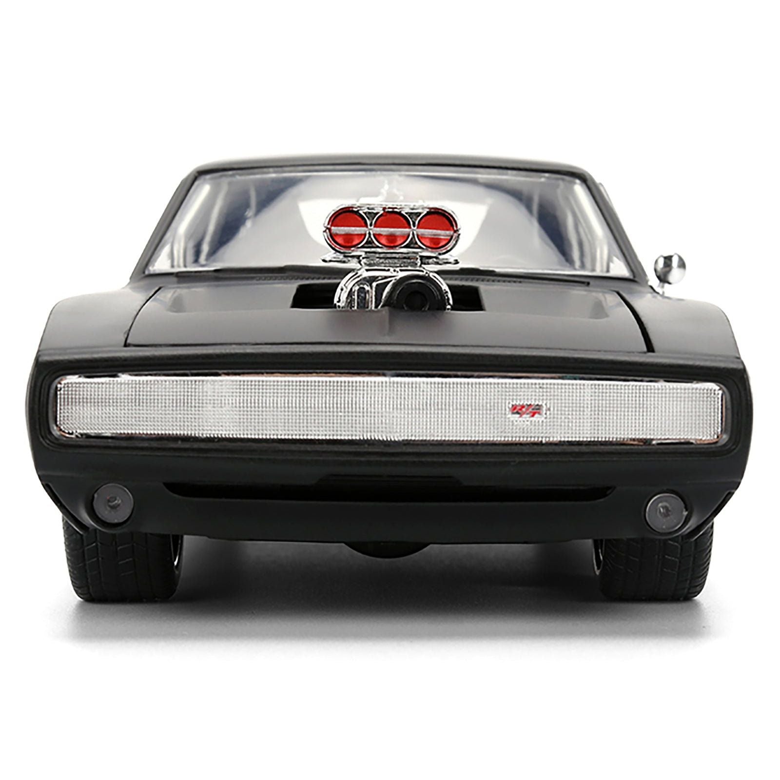 1970 Dodge Charger R/T Matt Black "Fast & Furious" (2009) Movie "Fast & Furious" Series 1/24 Diecast Model Car by Jada - Jada - ModelCars.com