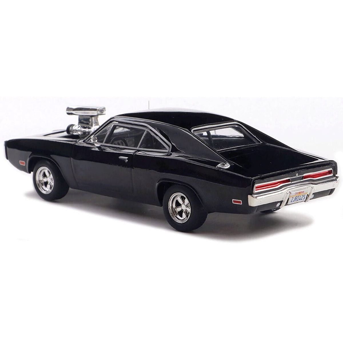 1970 Dodge Charger with Blown Engine Black 1/43 Diecast Model by IXO Models-IXO-ModelCars.com