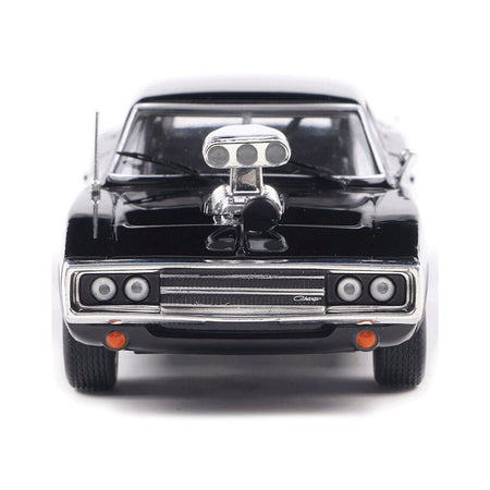 1970 Dodge Charger with Blown Engine Black 1/43 Diecast Model by IXO Models-IXO-ModelCars.com